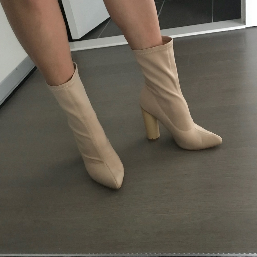 Nude boots